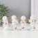 Polystone souvenir "Snowthrough angel with golden wings" mix 8x4.7x3 cm