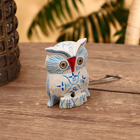 Souvenir "Owl - Flower painting" Tree 10 cm