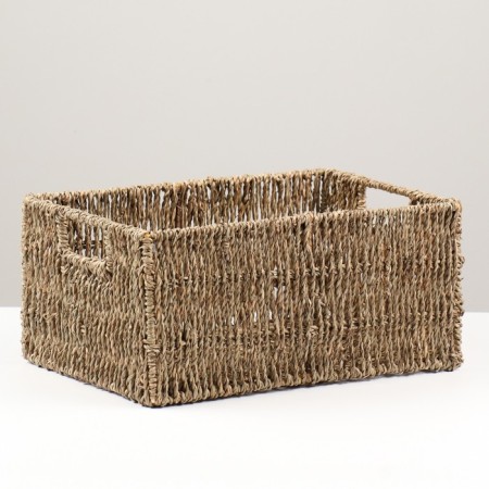 Basket 32x22x15 cm, algae