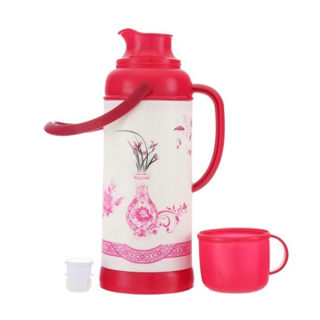 Thermos 2 l, with a glass flask 18 x 39 cm, pink-2