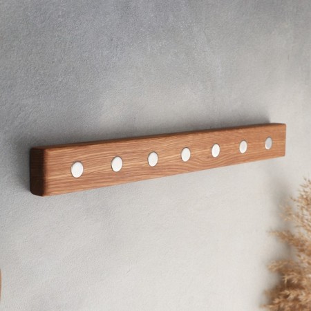 Holder for knives magnetic ADELICA, 38 cm, 7 knives, oak-2