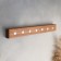 Holder for knives magnetic ADELICA, 38 cm, 7 knives, oak