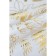 Arya Home Poinsettia tablecloth, size 160x220 cm, white, golden color
