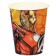Paper glass "Happy Birthday!", 250 ml, 6 pieces, avengers