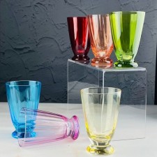 Set of glasses Lenardi, glass, 230 ml, 6 pcs