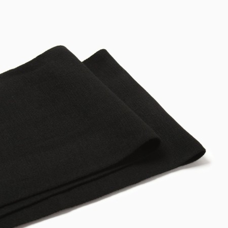 Children's scarf, black color, size 144x20 cm-1