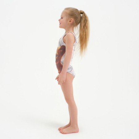Children's swimsuit KAFTAN "Tigerok", height 110-116 (32), beige-1