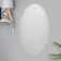 Mirror "oval", with sandblasting graphics, wall -mounted, 70x45 cm