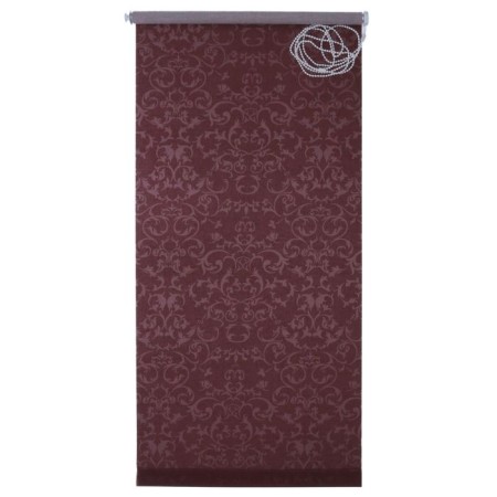 Rolled curtain "Delphi" 60 x 175 cm, dark brown color