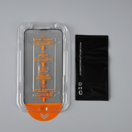 Protective glass for iPhone 13/13 Pro/14, with a frame for installation, full glue, 9h, 0.33 mm-2