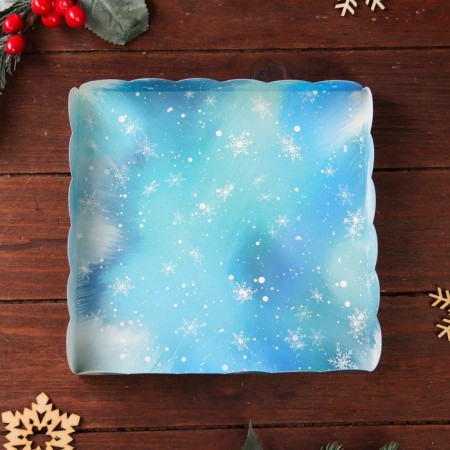 Bearbox "Winter Forest", 18 x 18 x 3 cm-3