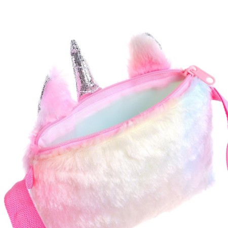 Plush bag "Unicorn", 18x1x12 cm, mix-5