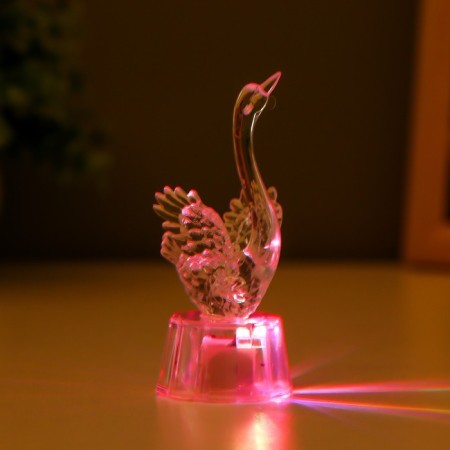 Nightneck "Swan" LED from the batteries LR1130 Transparent 9.5x4C4CM RISALUX-6