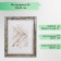 Photo frame Plastic "Mira" 30x40 cm, 674483-15, (plastic screen)