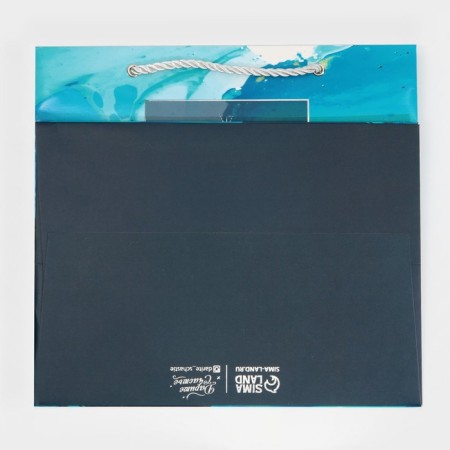 Laminated “marble” package, 25 x 23 x 18 cm, new year-7