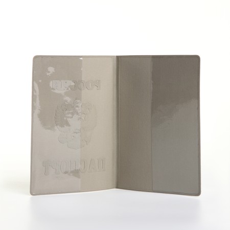 Passport cover, gray color-5