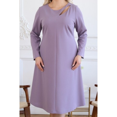 Female dress, size 56, lilac color-2