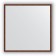 Mirror in the baguette frame - a nut 22 mm, 68 x 68 cm, evoForm