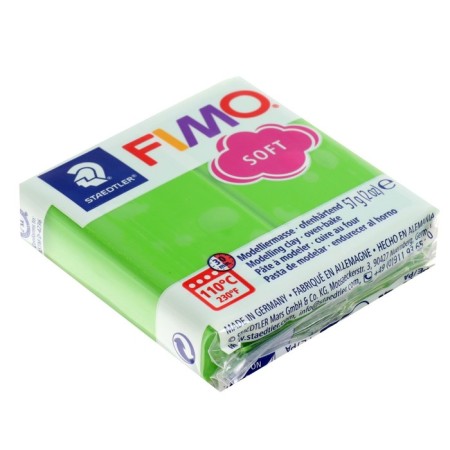 Plastic - polymer clay, 57 g, Soft, green apple