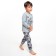 Pajamas for a boy, gray color, height 122 cm