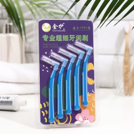 Braces and teeth ruffles, set of 5 pcs., 0.7 mm-1