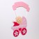 Decorative decoration (suspension) "It’s a Girl" 32x32x43 cm