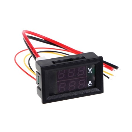 On -board automobile voltmeter, ammeter up to 50 A
