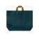 Bag with loop handle Green 45 x 35 x 8 cm 80 μm