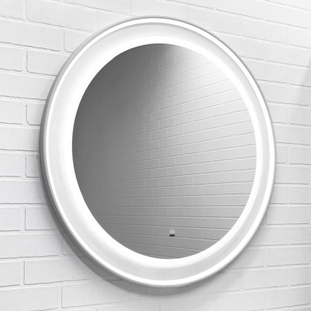 Comforty Mirror “Yerevan-70” LED backlight, contactless sensor, anti-recovery, white mat 10732