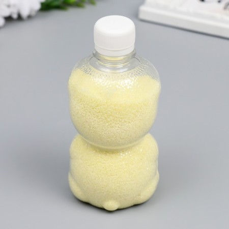 Colored sand in bottles "Pale yellow" mix-5