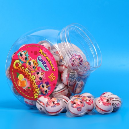 Chewing gum with sour filling “Brush Bubble! Svinorous balls ", 10 g-2