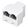 Network Lan adapter, 8P88C nest (RJ-45)-2 nests 8P88C (RJ-45) Rexant