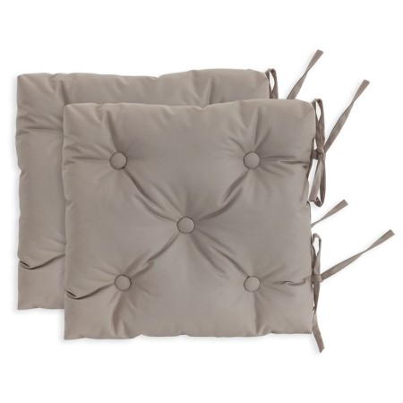 Pillow for a chair escar, size 40x40 cm, 2 pcs, color gray