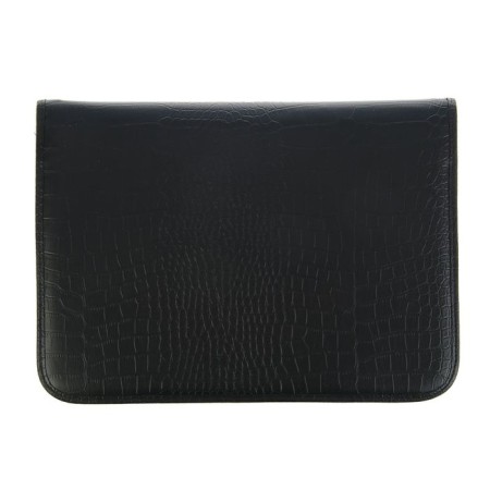 Business folder, artificial leather, 350 x 250 x 30 mm, 1 compartment, on the castle, 3D06 "crocodile"-2