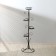 Flowers stand, floor, collapsible, 4 pots, d = 18 cm, bronze