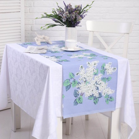 Tablecloth - track on the table aroma 40x150cm, martial, cotton 100%