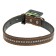 The collar is double-leather, with rhinestones, 31-39 x 2 cm, mix