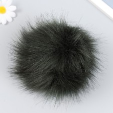 Pompon artificial fur fox 14 cm (39-hack)