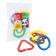 Developing toy "chain", 6 elements, mix, crumb I