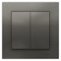 Switch SE AtlasDesign, 10 A, 2 keys, assembly, CC. 5, color steel