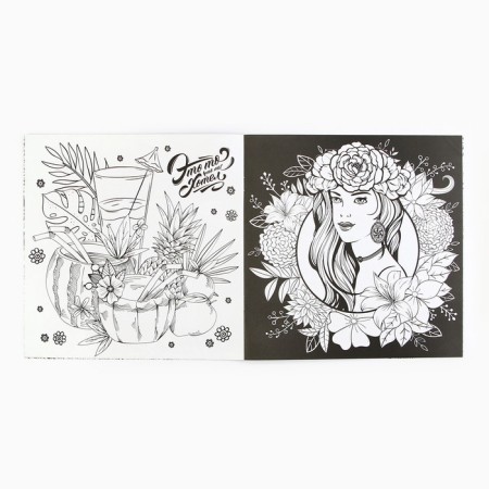 Coloring - anti -stress, album "Tropics", 20 p.-6