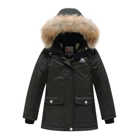 Winter park for a girl, khaki color, height 116