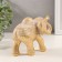 Souvenir Polystone "Elephant. Ethnic patterns" gold 17x5x11 cm