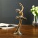 Polystone souvenir "Ballerina, hands to the sky" under bronze 24.5x8x8 cm