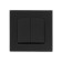 Sin -GLOSSY GLASS, 10 A, 2 keys, hidden, glass, black