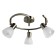 Spot Parry 3x40W E14 bronze 42x42x18 cm