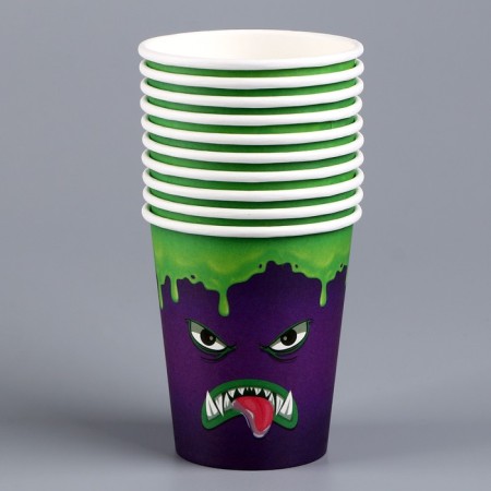A single -single -paper glass "Monster", 250 ml-2