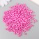 Set of beads "needlework" plastic, diameter 5 mm, 25 g, bright pink