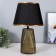 Jolani lamp E14 40W Black with a golden patina 23x23x36.5 cm Risalux