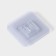 Hooks holders double self -adhesive, set of 10 pairs, 5.7 × 5.7 × 1cm, the color is transparent